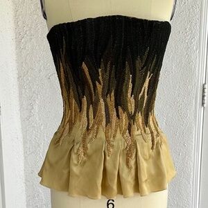 Spectacular Early Stella McCartney Chloe Soutache Corset Top